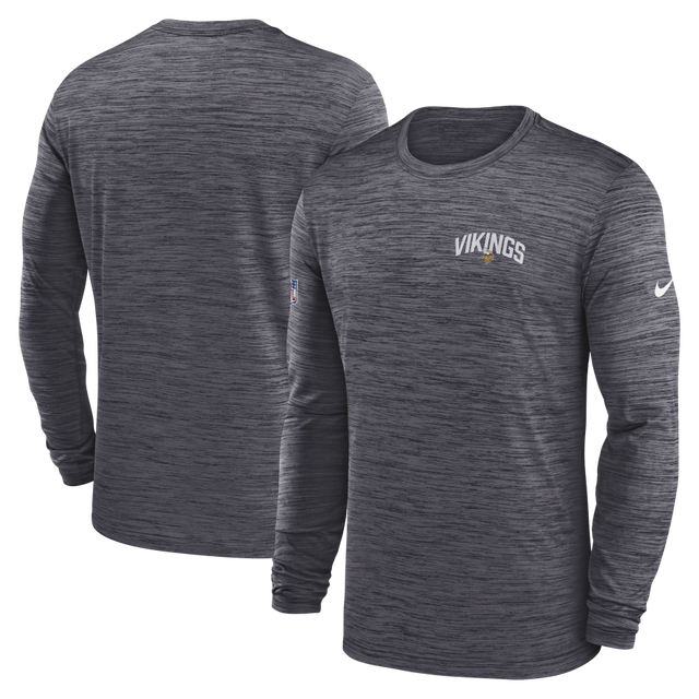 Vikings Nike 2022 Velocity Performance Long Sleeve T-Shirt