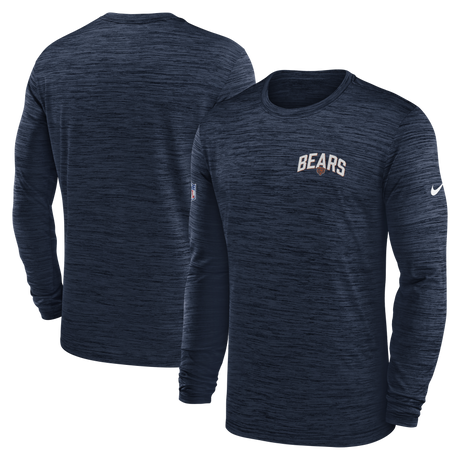 Bears Nike 2022 Velocity Performance Long Sleeve T-Shirt