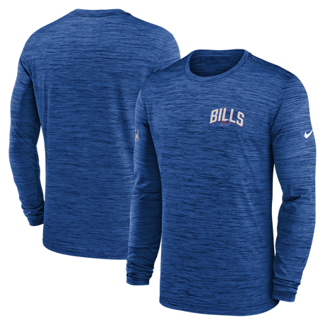 Bills Nike 2022 Velocity Performance Long Sleeve T-Shirt