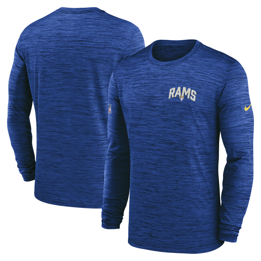 Rams Nike 2022 Velocity Performance Long Sleeve T-Shirt