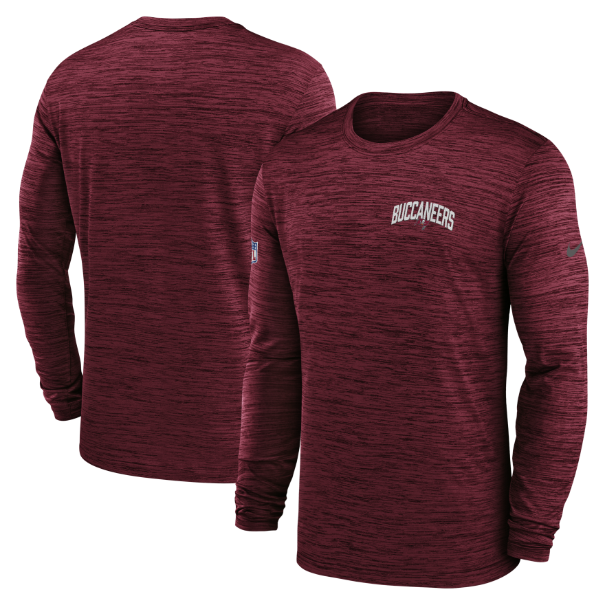 Buccaneers Nike 2022 Velocity Performance Long Sleeve T-Shirt