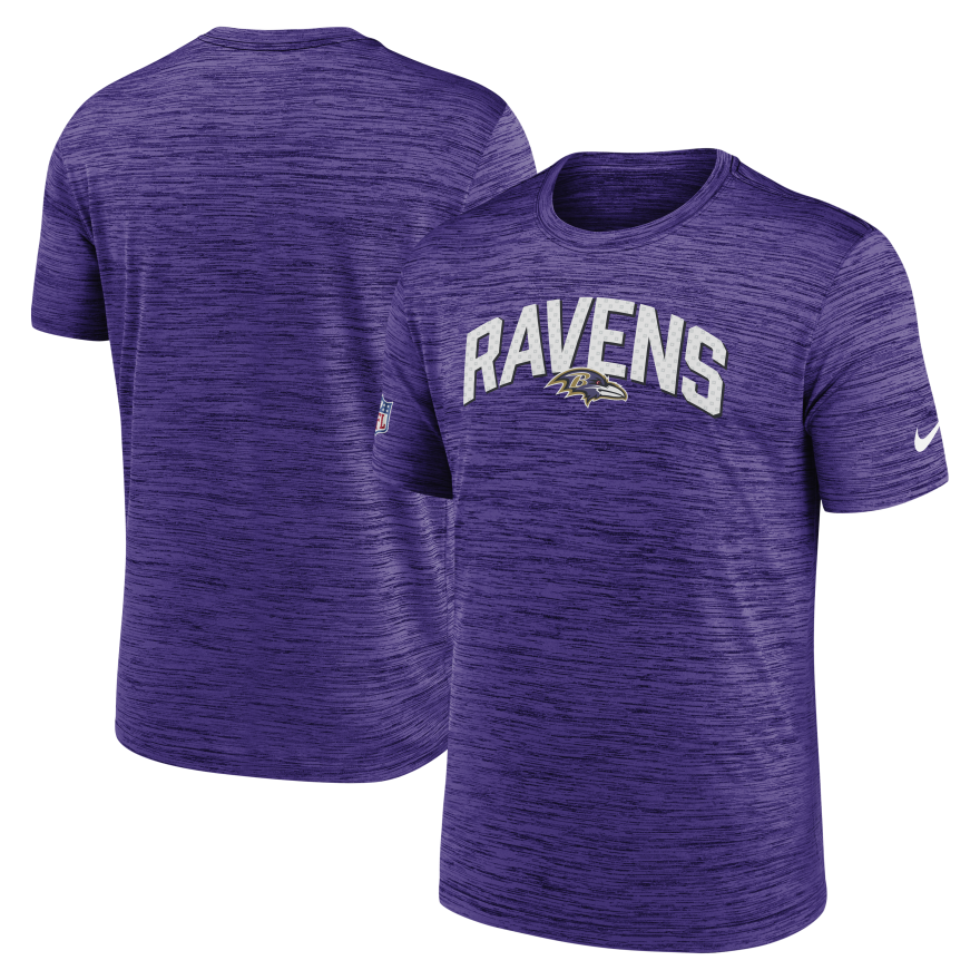Ravens Nike 2022 Velocity Performance T-shirt