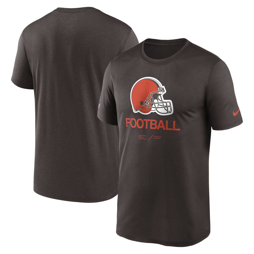 Browns Nike Football T-shirt - Brown