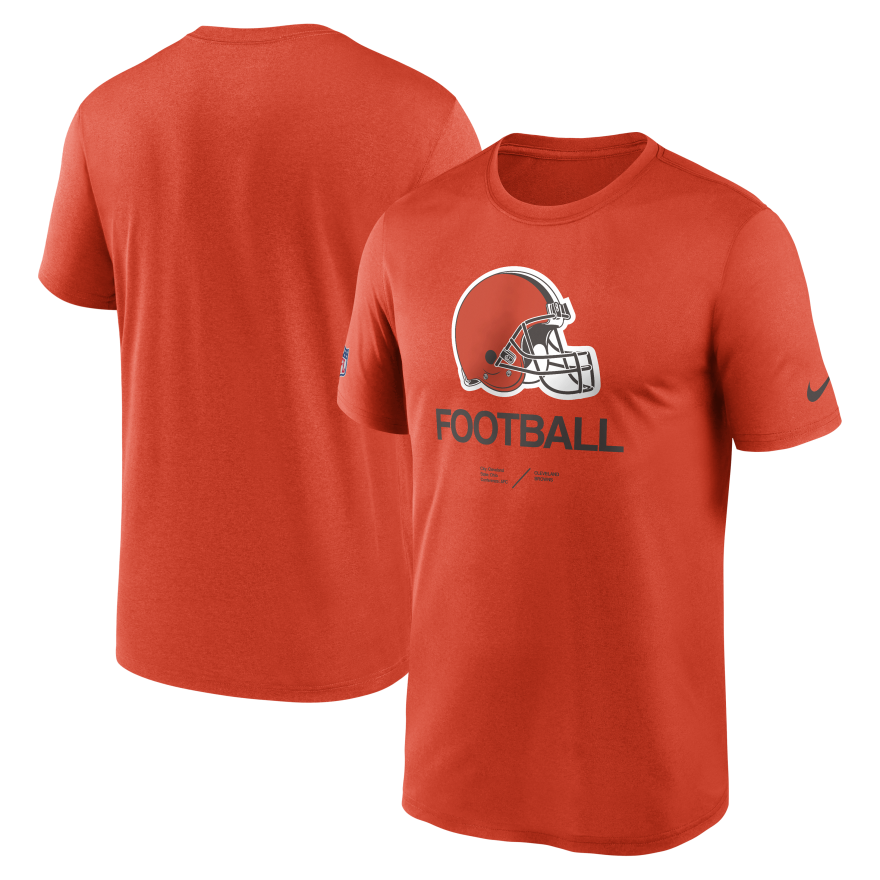 Browns Nike Football T-shirt - Orange