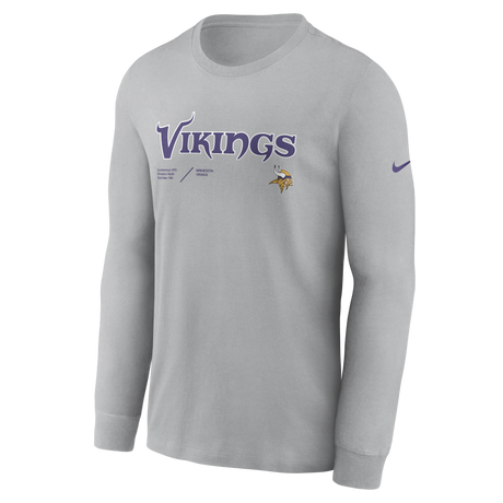 Vikings Nike Team Issue Long Sleeve T-shirt