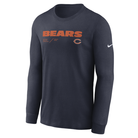 Bears Nike Team Issue Long Sleeve T-shirt