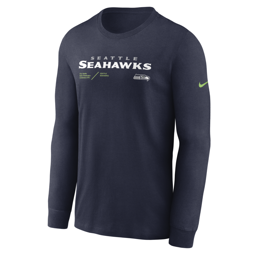 Seahawks Nike Team Issue Long Sleeve T-shirt