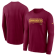 Commanders Nike Team Issue Long Sleeve T-shirt