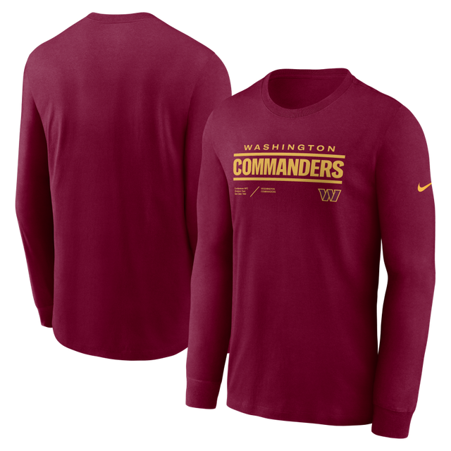 Commanders Nike Team Issue Long Sleeve T-shirt