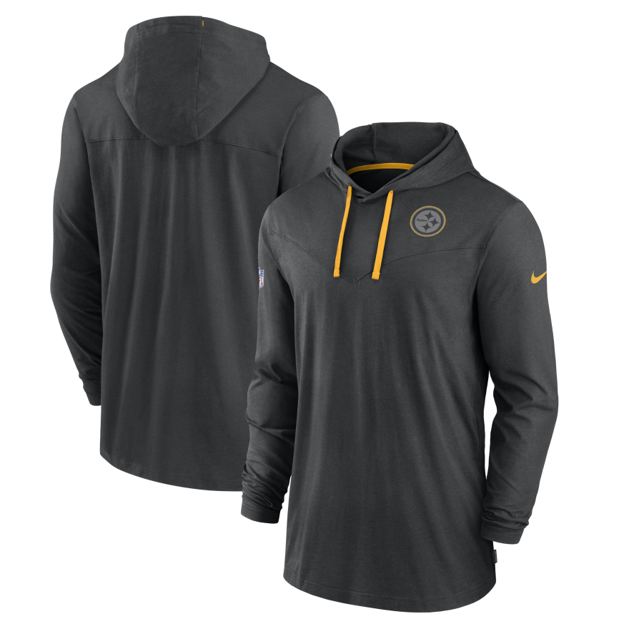 Steelers Nike Dri-Fit Hooded Long Sleeve T-Shirt