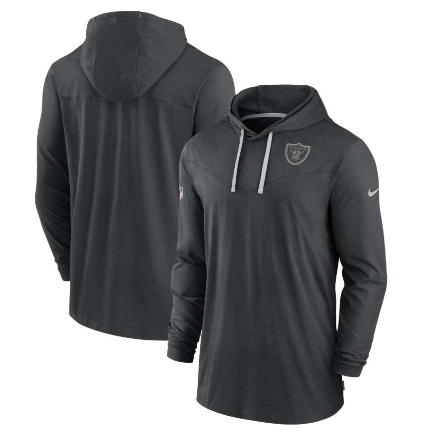 Raiders Nike Dri-Fit Hooded Long Sleeve T-Shirt