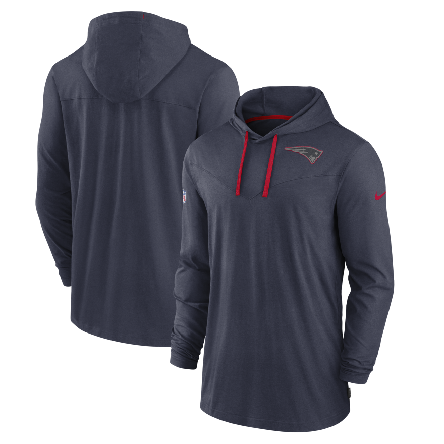 Patriots Nike Dri-Fit Hooded Long Sleeve T-Shirt