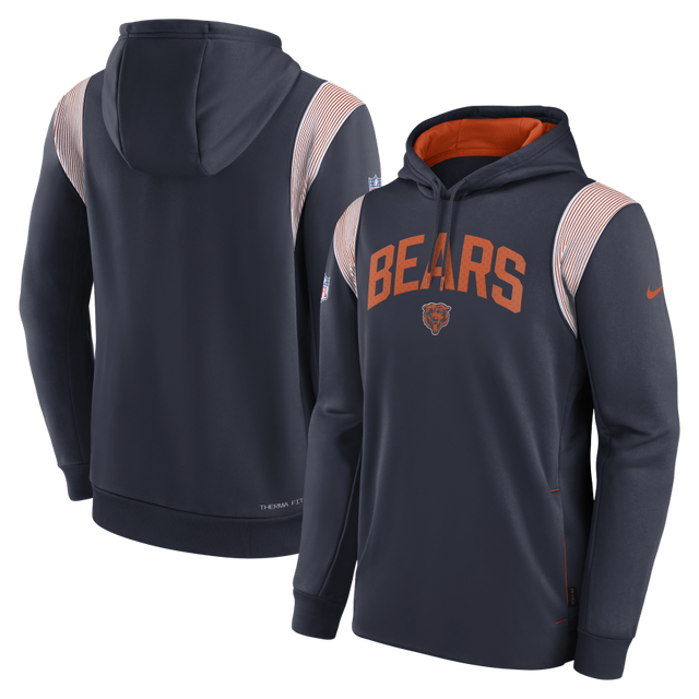 Bears Sideline Nike Thermaflex PO Fleece Hoodie