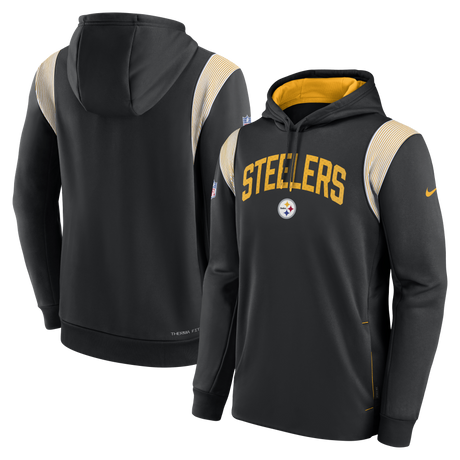 Steelers Youth Sideline Nike Thermaflex PO Fleece Sweatshirt