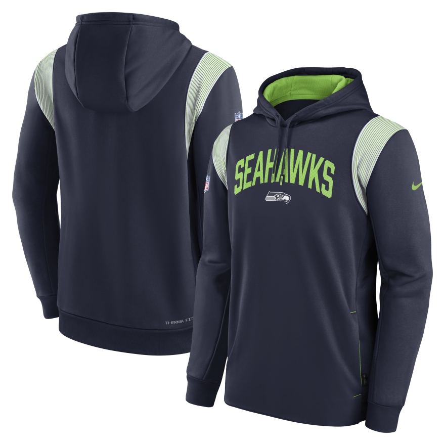 Seahawks Sideline Nike Thermaflex PO Fleece Hoodie