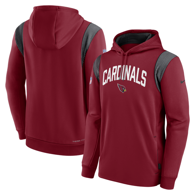 Cardinals Sideline Nike Thermaflex PO Fleece Hoodie