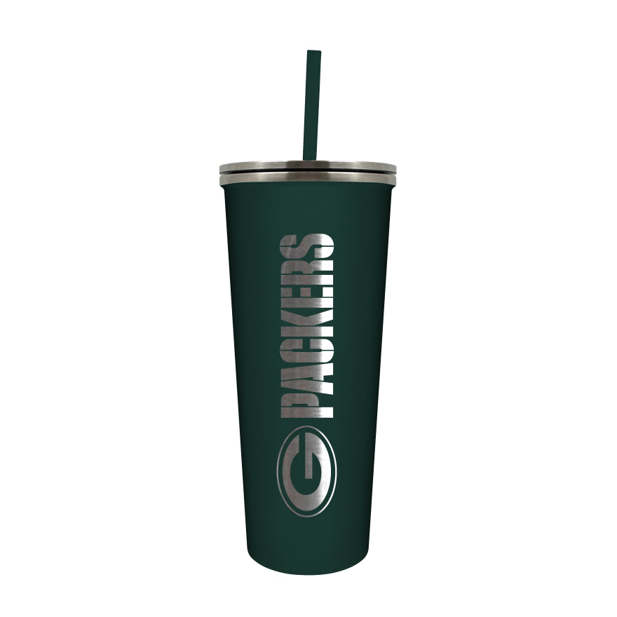 Packers 18 oz. Skinny Tumbler