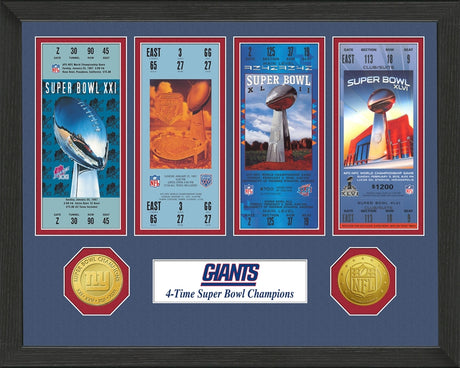 Giants Super Bowl Championship Ticket Collection