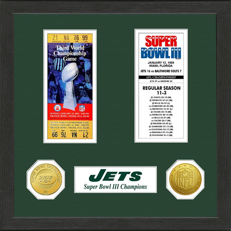 Jets Super Bowl Championship Ticket Collection