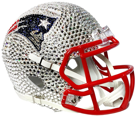 Patriots Swarovski Crystal Mini Helmet