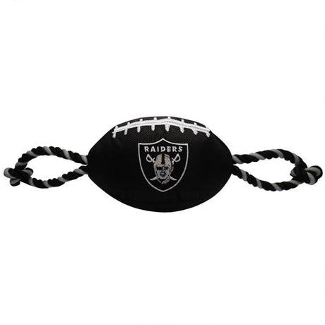 Raiders Pets First Nylon Football Rope Dog Toy