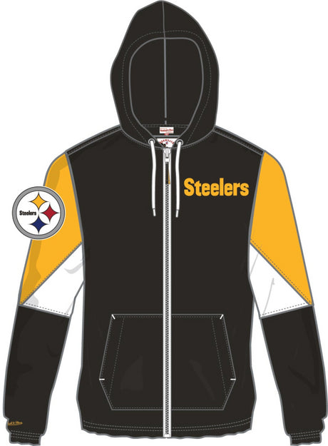 Steelers Throw It Back Full Zip Windbreaker