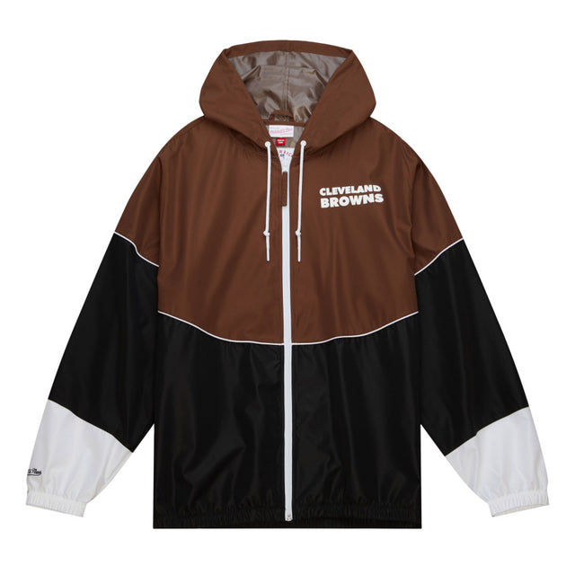 Browns Lightweight Mitchell and Ness Windbreaker