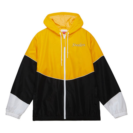 Steelers Lightweight Mitchell and Ness Windbreaker