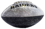 Raiders Swarovski Crystal Full Size Football