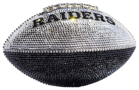 Raiders Swarovski Crystal Full Size Football