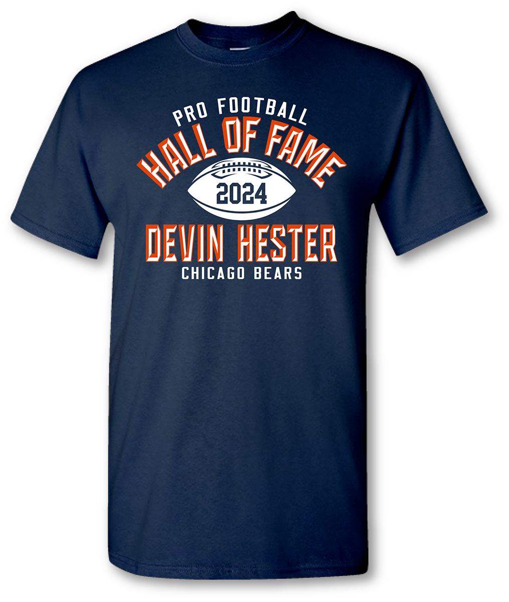 Bears Devin Hester Class of 2024 Elected T-Shirt