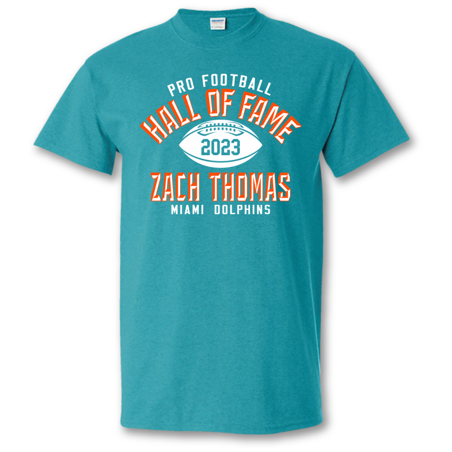 Dolphins Zach Thomas Class Of 2023 Elected T Shirt Pro Football Hall