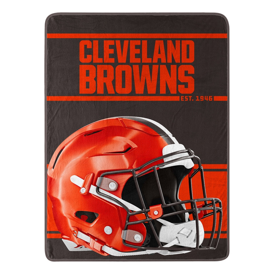 Browns The Northwest Company 46" x 60" 40-Yard Dash Micro Raschel Blanket