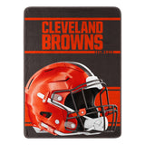 Browns The Northwest Company 46" x 60" 40-Yard Dash Micro Raschel Blanket