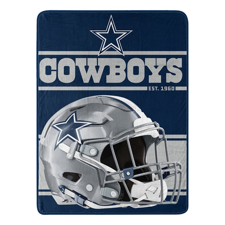 Cowboys The Northwest Company 46" x 60" 40-Yard Dash Micro Raschel Blanket