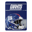 Giants The Northwest Company 46" x 60" 40-Yard Dash Micro Raschel Blanket