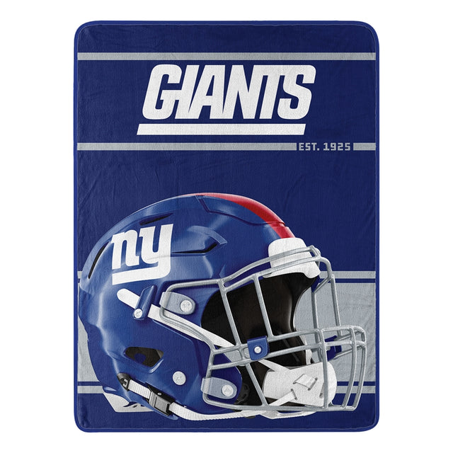 Giants The Northwest Company 46" x 60" 40-Yard Dash Micro Raschel Blanket