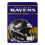 Ravens The Northwest Company 46" x 60" 40-Yard Dash Micro Raschel Blanket