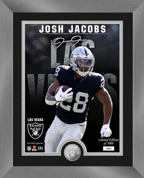 Josh Jacobs Bronze Coin Photo Mint