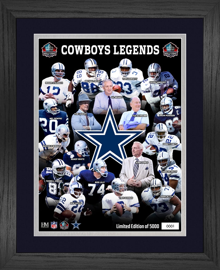 Cowboys Hall of Fame Inductees Legacy Frame – Pro Football Hall of Fame