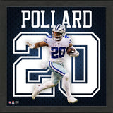 Dallas Cowboys Tony Pollard NFL Impact Jersey Frame