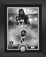 Las Vegas Raiders Davante Adams NFL Legends Silver Coin Photo Mint