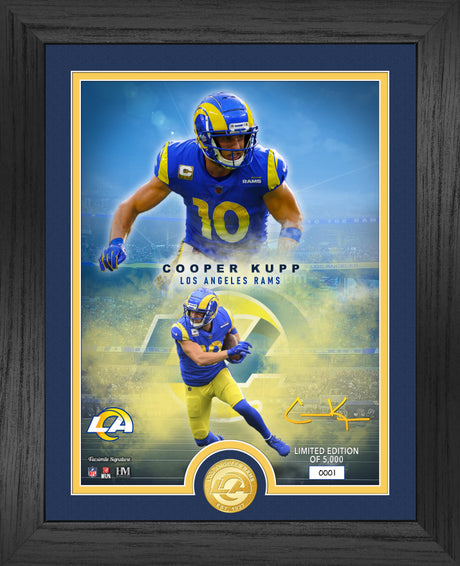 Los Angeles Rams Cooper Kupp NFL Legends Bronze Coin Photo Mint