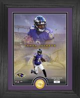 Baltimore Ravens Lamar Jackson NFL Legends Bronze Coin Photo Mint