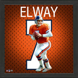 Denver Broncos John Elway NFL Impact Jersey Frame