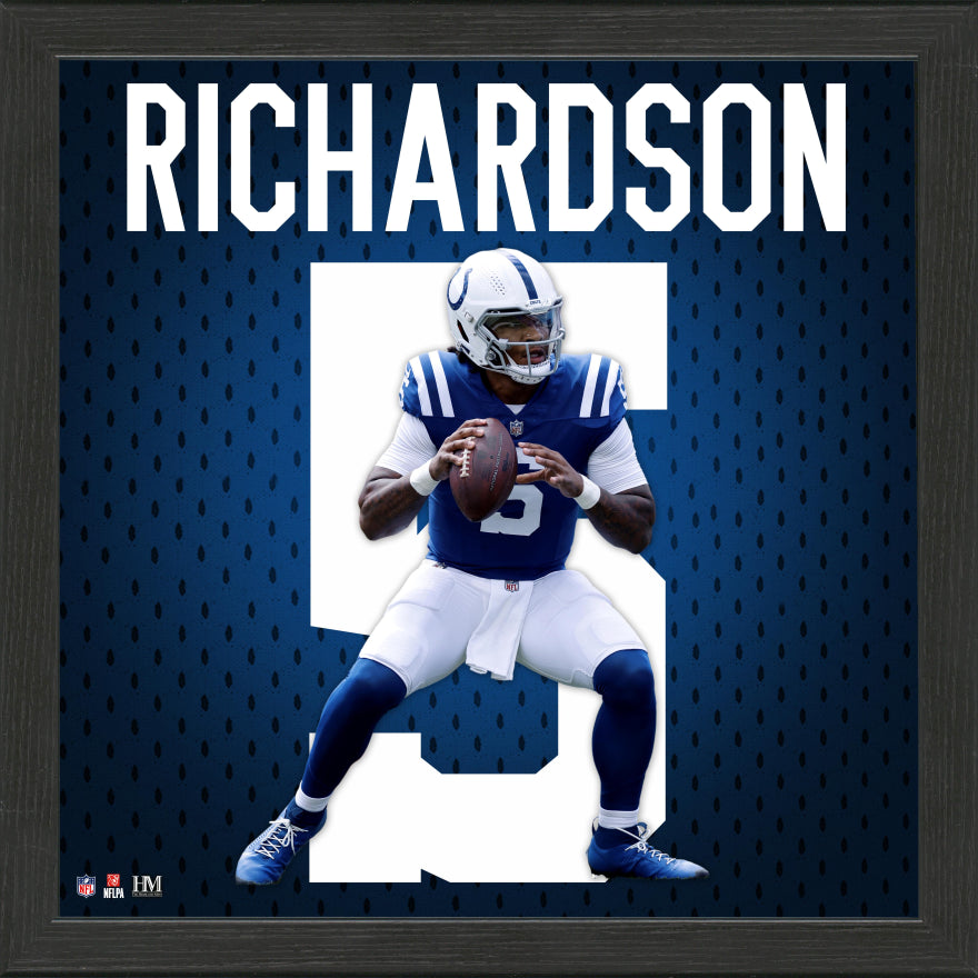 Colts Anthony Richardson NFL Impact Jersey Frame