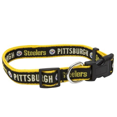 Steelers Pets First Nylon Dog Collar