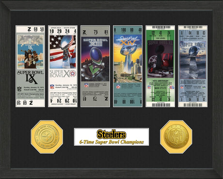 Steelers Super Bowl Championship Ticket Collection
