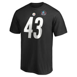Troy Polamalu Steelers Class of 2020 Hall of Fame Name and Number Tee