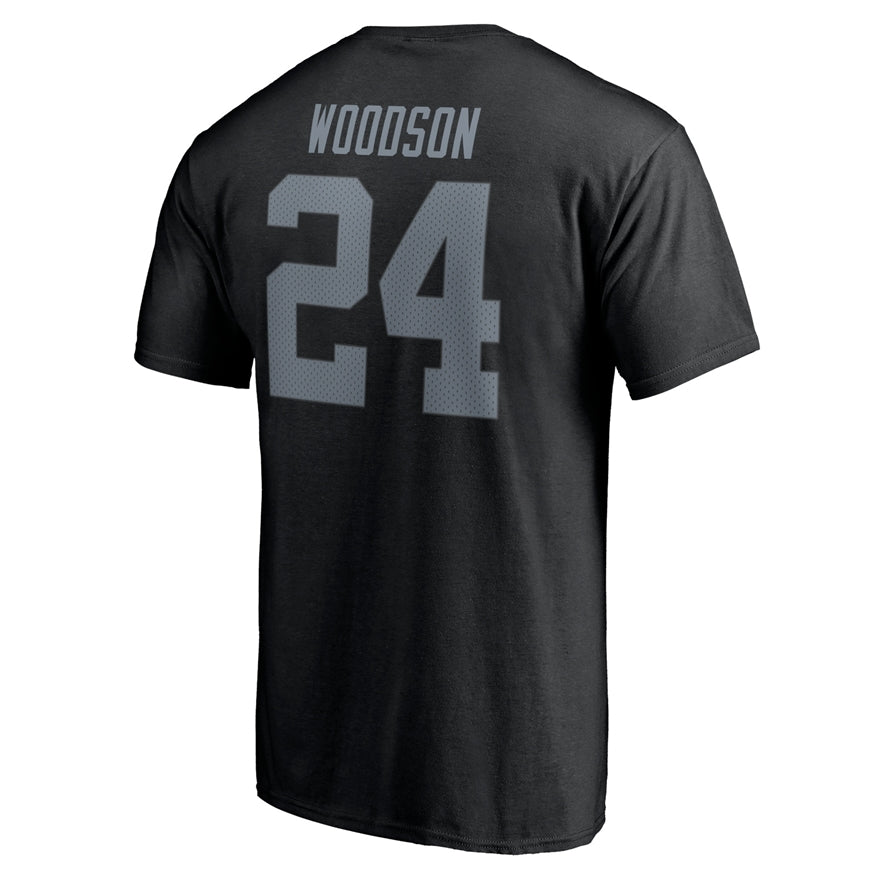 Charles Woodson Raiders Class of 2021 Hall of Fame Name and Number Tee